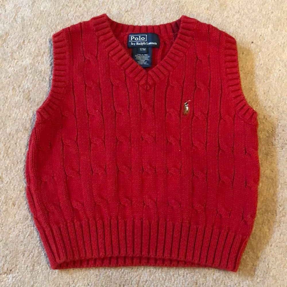 Polo Ralph Lauren sweater vest, 12 months